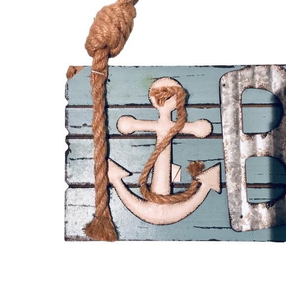 Cool Beach Themed Plank Wall Art - Picture 2 of 4